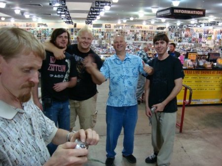 Mike w/Students at Amoeba Records
