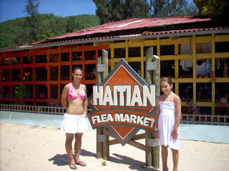 Erica and Alyssa in Haiti