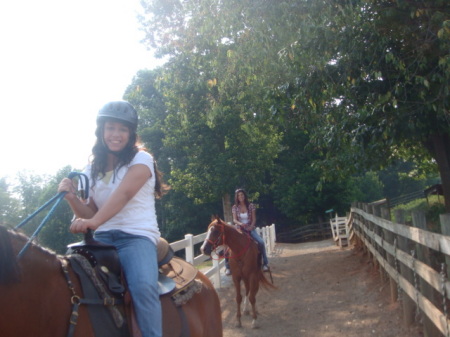 Horseback riding in Helen GA
