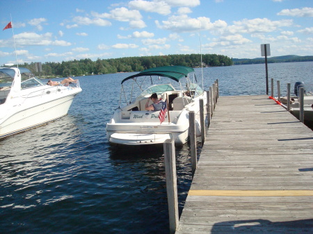 our boat, Wind Princess on Lake Winnipesauki