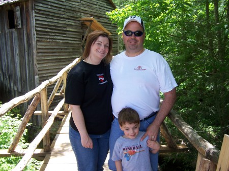 At the Cades Cove Grist Mill.