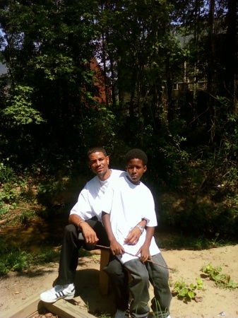 Son and I in the ATL