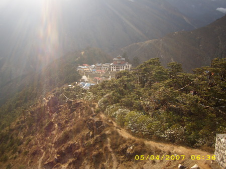 great view of Thangyboche