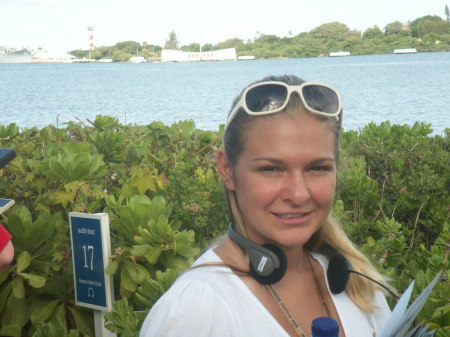 Samantha at Pearl Harbor 2008