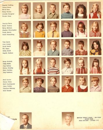 my second grade class 1971