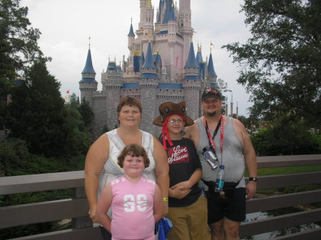 the Wilson Family at Disney world.