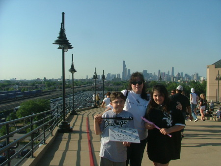 Nick, me and Nina last year at the Sox game!