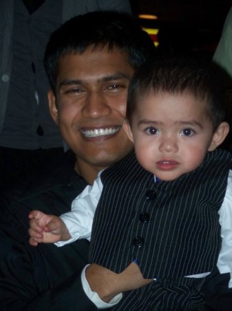 My Grandson Asif and his son..Abraham