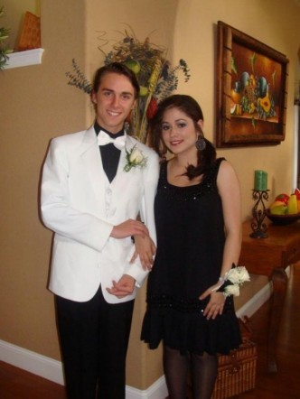 My son Andrew and his date for the prom
