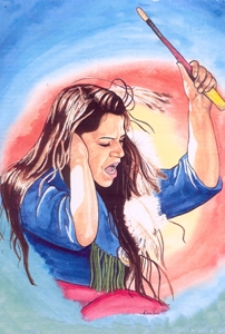 gitxsan cultural days watercolor