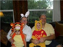 My Daughter Rebecca and her family, Halloween