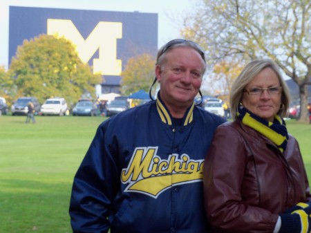 In front of Michigan Stadium Oct 29, 2011.