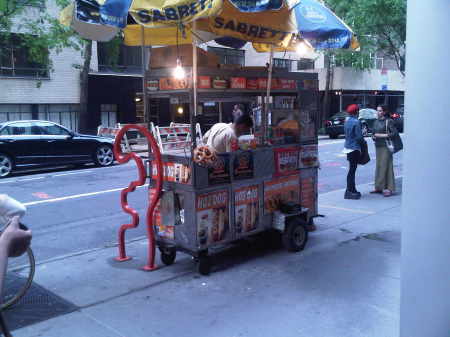 Hot Dog Stand outside of MOMA