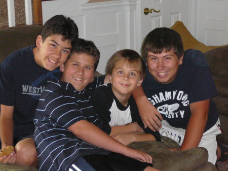 My 4 boys!