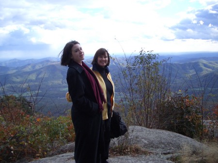 Doreen and Caitlin on Wintergreen mountain