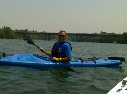 Kayaking on the American River