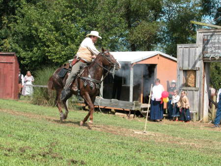 ginger mounted shooting