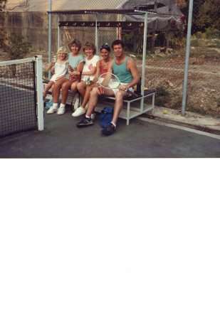 Tennis on Corfu in 1984