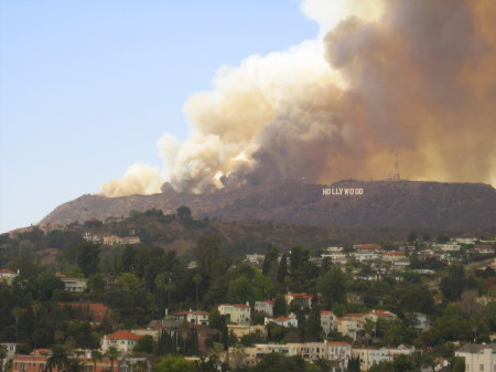 Fire over Hollywood