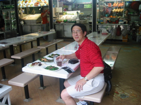 Dining at the Newton Circus Hawker Centre