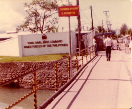 Subic Bay Naval Base, Olongapo City, PI 1979