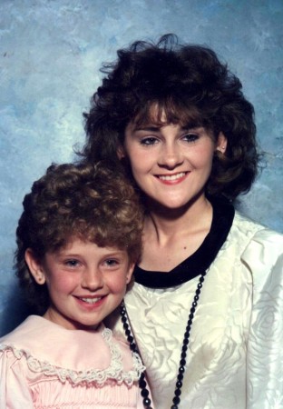 1985 - My sister and I