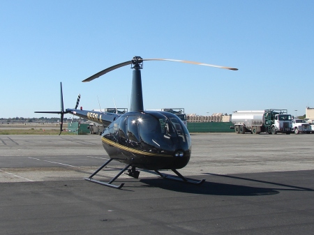 I got to fly this four-seat Robinson R-44