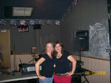 My best friend Debby and I on my b-day 2008