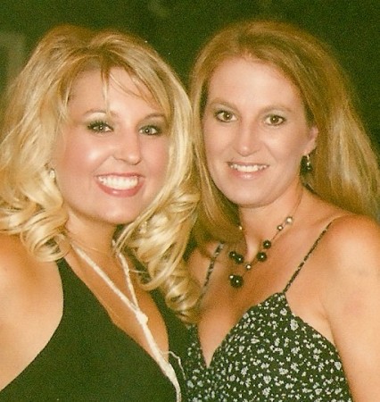 My oldest daughter Courtney and me