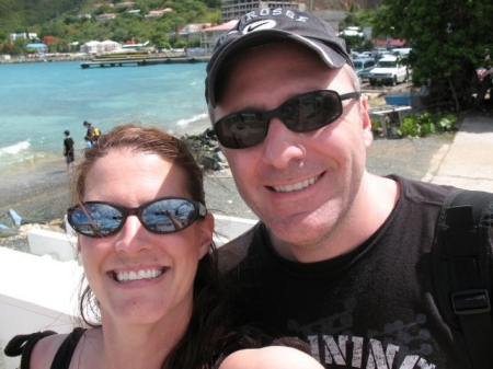 Us on pier in St. Thomas