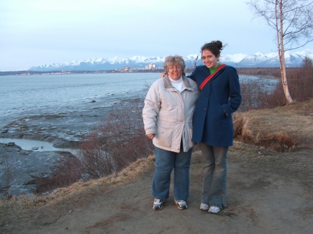 Megan and Beckie in Alaska