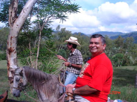 Horse back in Honduras