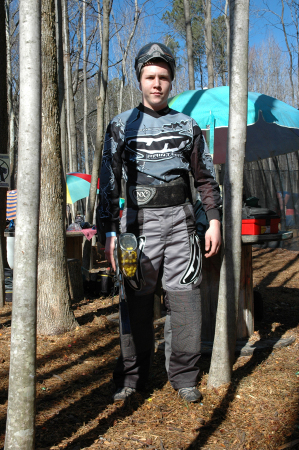 My oldest son, Rob, at Fox Paintball.
