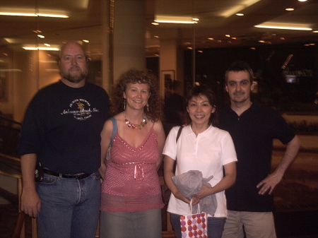 Chet, Lori, Asako, Emilio in Boston 2006