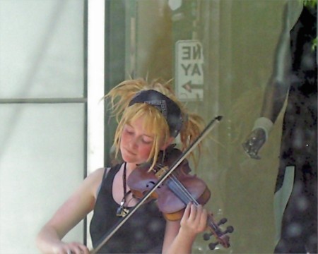 violin girl-seattle
