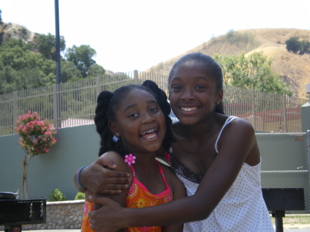 My Daughter Tamiya and niece Tricina