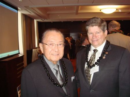 With Senator Daniel Inouye