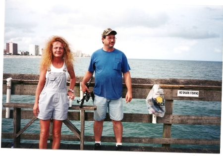 Me and my hubby at Myrtle Beach