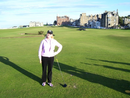Playing the Old Course St Andrews Scotland