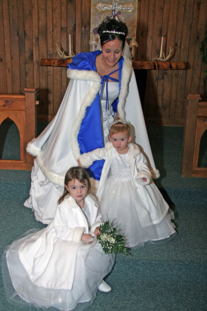 Whit and Flower girls