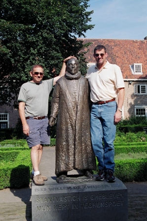 Me, with Al Vinck and William of Orange