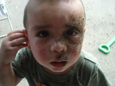 What happens when you play with dirt!
