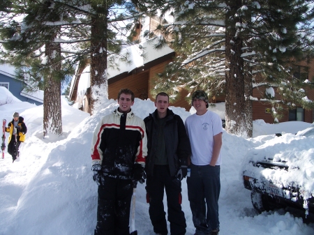 My three sons.  Mammoth, about 2005