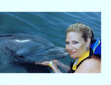 Me n Calypso  Tortola Dolphin Disovery