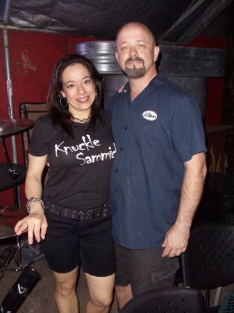 Bonnie and I before one of the bands shows in 2011.