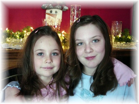 My daughters, Rebekah and Rachel