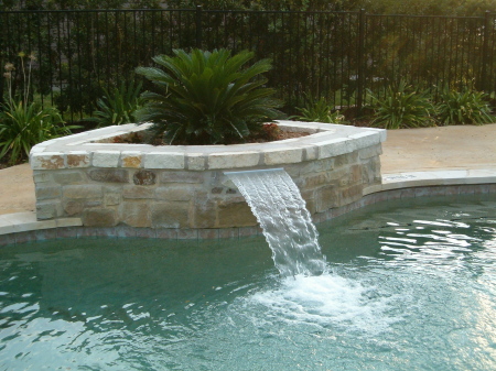 I love my Pool w/ Fountain!