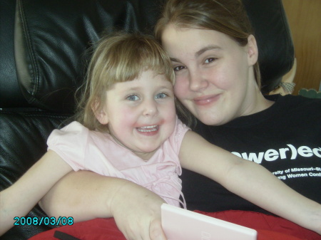 My oldest Katy (17) and my niece Abby