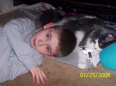 MY SON & HIS CAT MISCHIEF