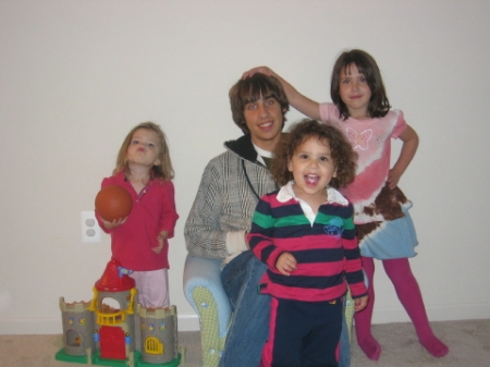 Adam and my 3 nieces last year(2007)